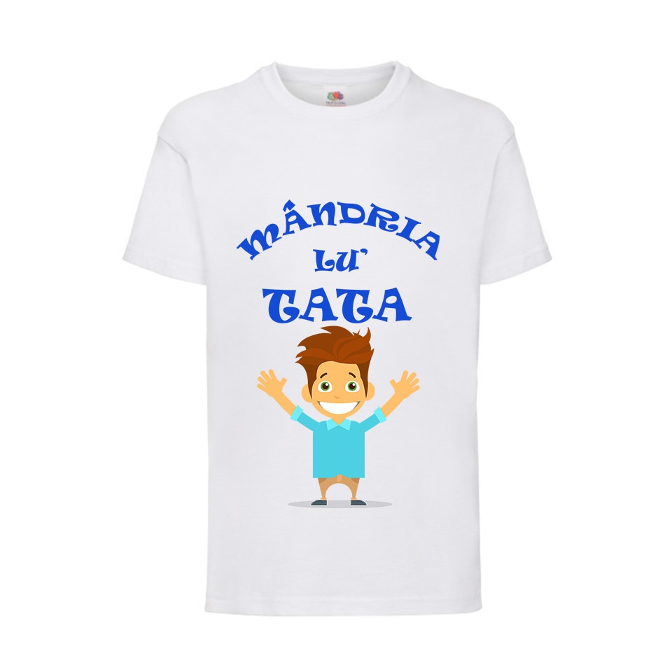 opener gone crazy Controversial Tricou personalizat baiat, tricou mesaj Mandria lui tata, varsta 9-11 ani,  140 cm - eMAG.ro