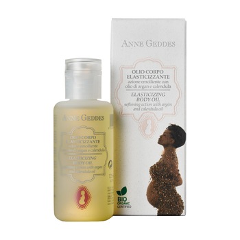 Ulei Organic Antivergeturi cu actiune de catifelare si inmuiere, Anne Geddes, 125ml, Elasticizing Body Oil Ulei Organic Antivergeturi cu actiune de catifelare si inmuiere, Anne Geddes, 125ml, Elasticizing Body Oil