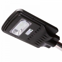 lampa solara stradala de exterior cclamp panou solar inclus putere 30 w senzor crepuscular design modern negru imagen 26_0_
0