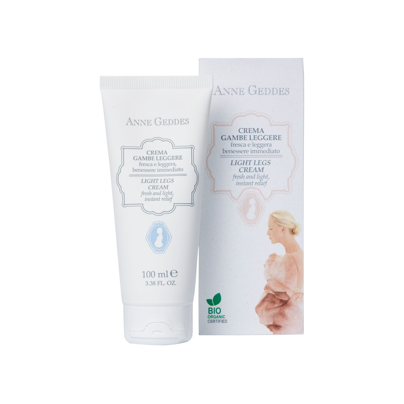 Crema organica pentru picioare obosite, Anne Geddes, 100ml, Light Legs Cream