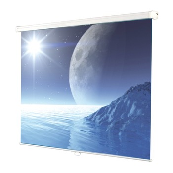 Ecran de proiectie manual Ligra Ecoroll 244cm x 244cm Ecran de proiectie manual Ligra Ecoroll 244cm x 244cm