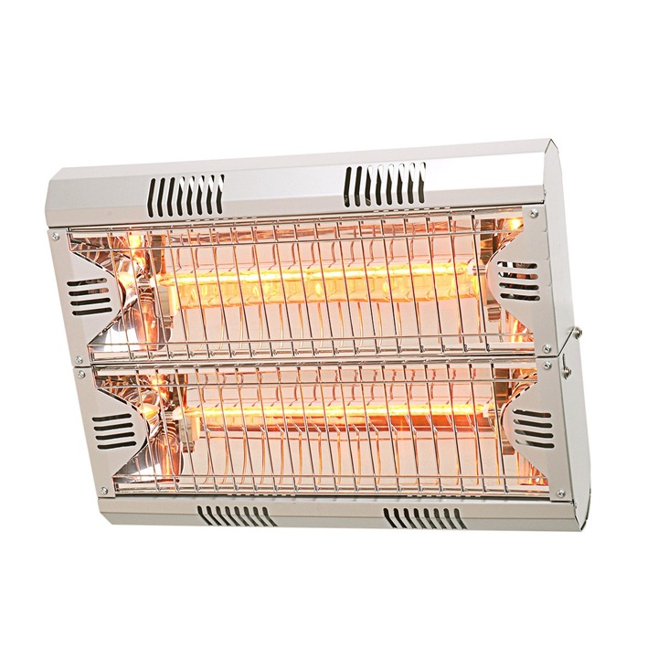 Radiátor MOEL Hathor 79204, IP55, 2x2000W, fehér