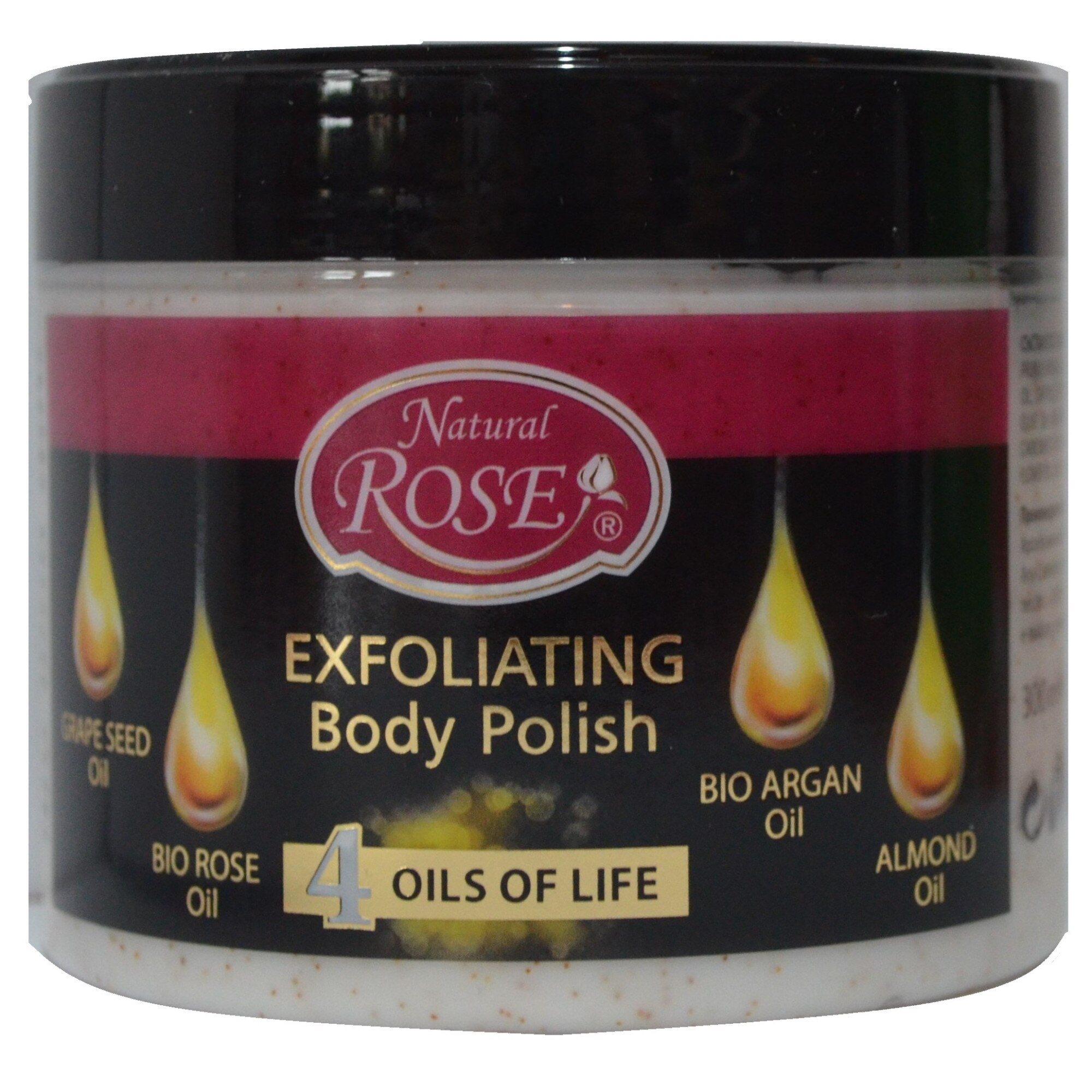 Crema exfolianta pentru corp 4 Oils of Life, 300ml