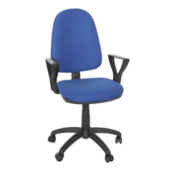 Scaun birou ergonomic YANA LX, rotativ, stofa C14, albastru deschis