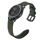 Каишка от естествена кожа ZAFIT™, съвместима с часовник Samsung Galaxy/Samsung Gear S3 46 мм диагонал, Huawei Watch GT 2 (46 мм), 22 мм ширина на каишката, Army Green CP01