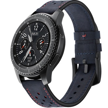 Curea piele naturala ZAFIT™, compatibila cu ceas smartwatch Samsung Galaxy watch/Samsung Gear S3 46mm diagonala, Huawei Watch GT 2 (46mm), 22mm latimea curelei, Albastru CP01 Curea piele naturala ZAFIT™, compatibila cu ceas smartwatch Samsung Galaxy watch/Samsung Gear S3 46mm diagonala, Huawei Watch GT 2 (46mm), 22mm latimea curelei, Albastru CP01