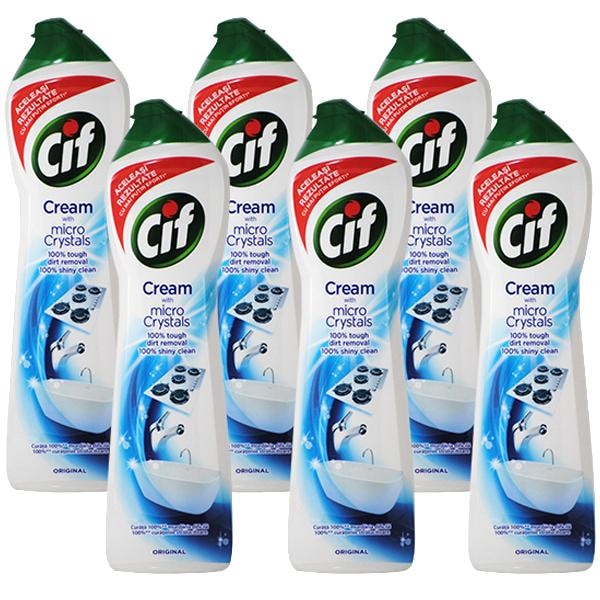 Pachet 6x Solutie curatare crema Cif Cream Original 500 ml