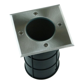 Spot incastrat, exterior, patrat, GU10 (max 50W), IP67, AC220-240V, inox Spot incastrat, exterior, patrat, GU10 (max 50W), IP67, AC220-240V, inox