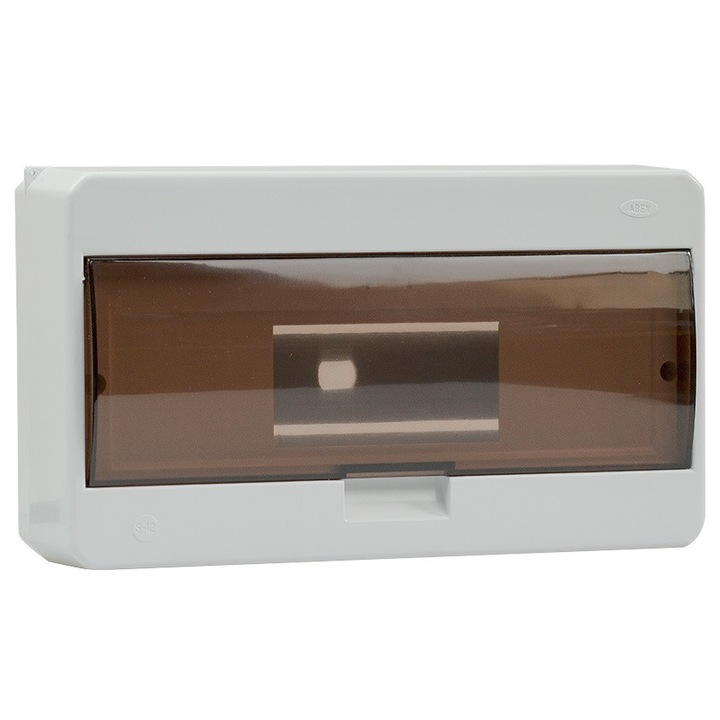 Anco Falonkivüli biztosítéktábla, 1 x 12 modul IP30, N/PE sínnel (földelő és nulla sorozatkapocs), fém C biztosíték sín