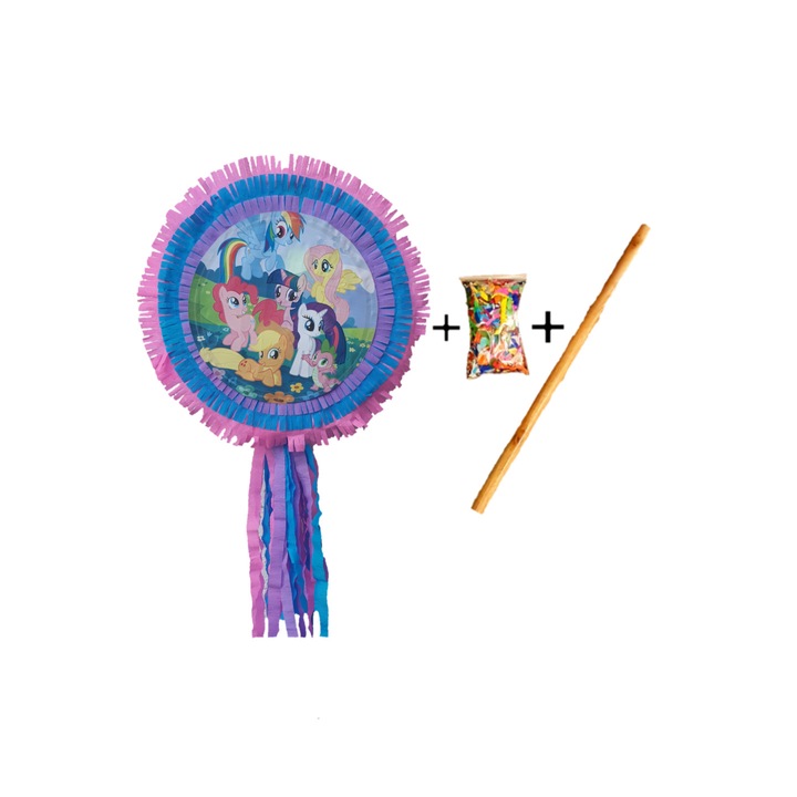 Pinata, PinaStar, ponei cu bat si confetti cadou