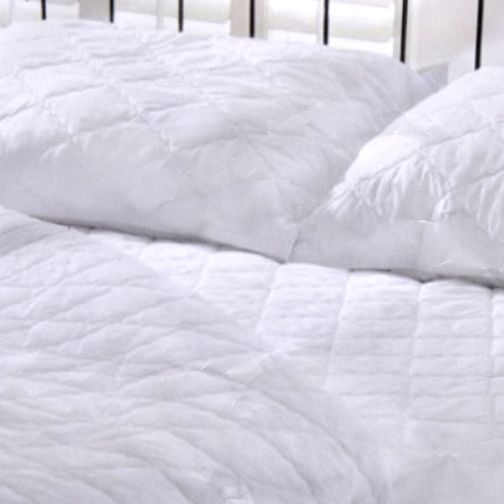 Huzat Steppelt Párnavédő, Fehér, 70x50cm, Mosható Mikroszálas, MYONNA IT & E- COMMERCE ®