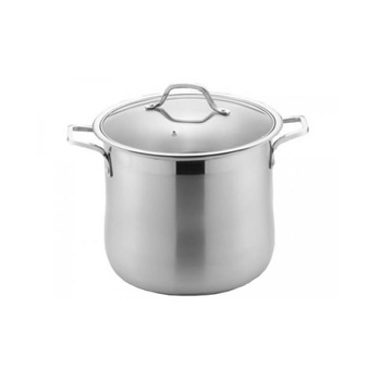 Oala inox Bohmann, 20 L, 32 cm, maner inox, capac yena Oala inox Bohmann, 20 L, 32 cm, maner inox, capac yena