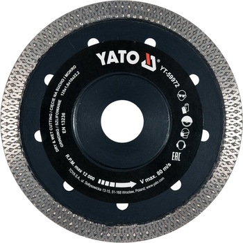 Disc Diamantat, 125X22.2X1.6 mm Yato YT-59972 Disc Diamantat, 125X22.2X1.6 mm Yato YT-59972