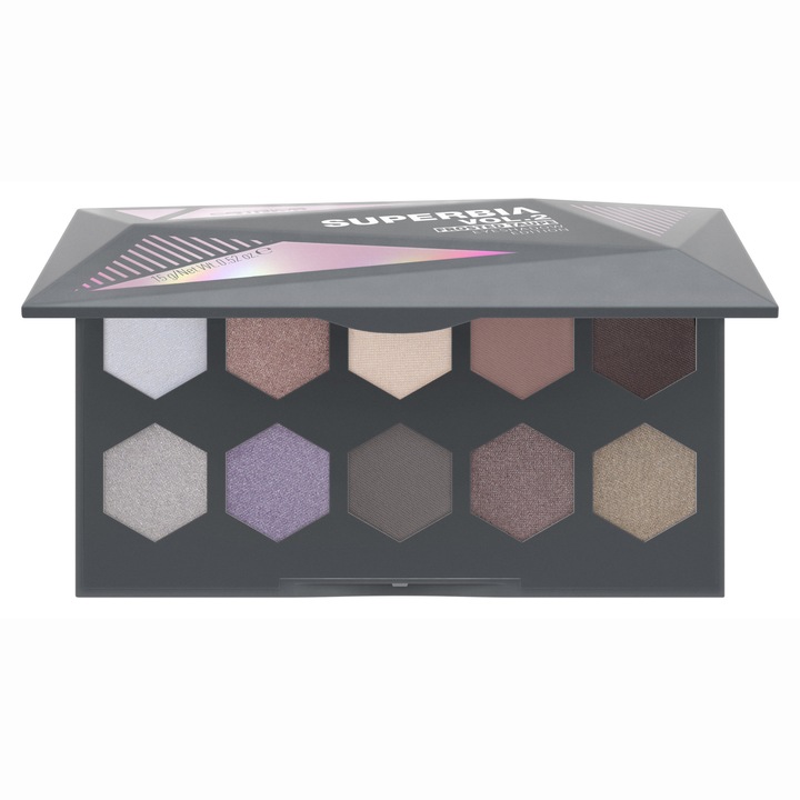 Fard de pleoape Catrice, Superbia Vol. 2 Frosted Taupe Eyeshadow Edition 010 I Cy Fire, 15 gr