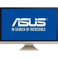 Sistem PC All-in-One ASUS V272UAK-BA016D cu procesor Intel® Core™ i5-8250U pana la 3.40 GHz, Kaby Lake R, 27", Full HD, 8GB, SSD 256 GB, Intel UHD Graphics 620,fara unitate optica, Endless OS, Black, Mouse + Tastatura, negru