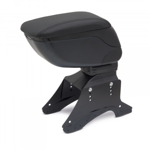 Cotiera universala auto cu compartiment de depozitare, Inaltime si inclinatie reglabila plastic ABS, negru