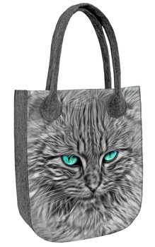 Bertoni, Geanta din pasla City, model Baltazar, Multicolor Bertoni, Geanta din pasla City, model Baltazar, Multicolor