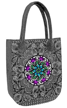 Bertoni, Geanta shopper City Krokus, Pasla, Multicolor Bertoni, Geanta shopper City Krokus, Pasla, Multicolor