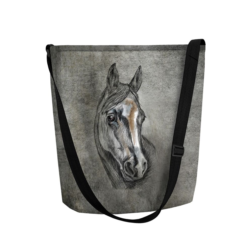 Bertoni, Geanta Funky Lord din pasla ecologica, Imprimata, Multicolor