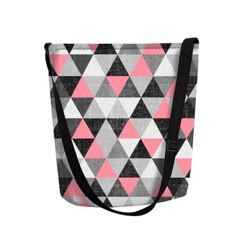 Bertoni, Geanta Funky Dhalia din pasla ecologica, Imprimata, Multicolor Bertoni, Geanta Funky Dhalia din pasla ecologica, Imprimata, Multicolor