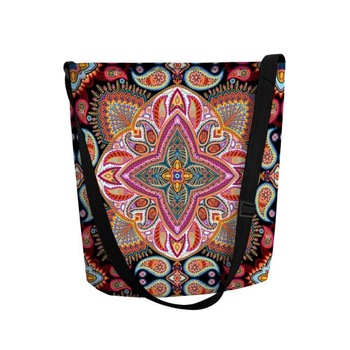 Bertoni, Geanta din pasla Funky Polka, Multicolor Bertoni, Geanta din pasla Funky Polka, Multicolor