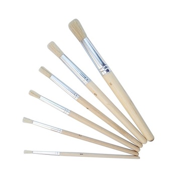 Set 6 pensule pentru sablonare, varfuri 1 - 2 - 3 - 4 - 5 - 6 Set 6 pensule pentru sablonare, varfuri 1 - 2 - 3 - 4 - 5 - 6