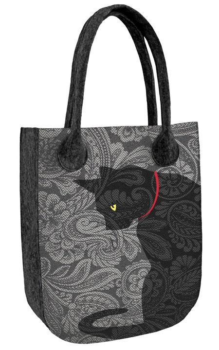 Bertoni, City Anthracyt táska ökológiai filcből, Kleks Modell, Multicolor