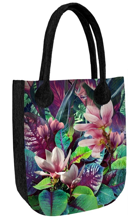 Bertoni, City Anthracyt táska ökológiai filcből, Modell Szeherezáda, Multicolor