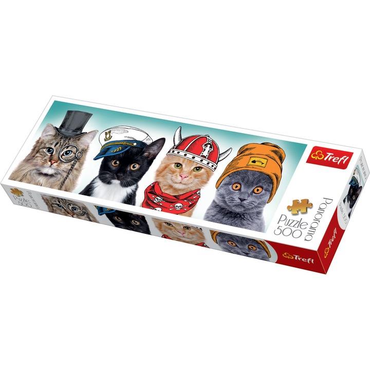 Trefl 500 db-os Panoráma puzzle - Bolyhos csapat