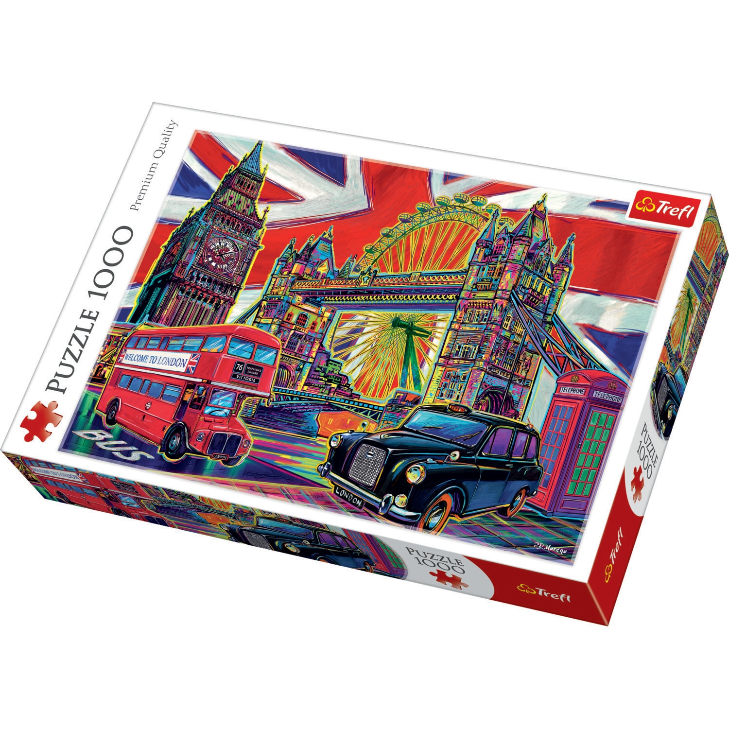 Puzzle Trefl, Londra in culori, 1000 piese