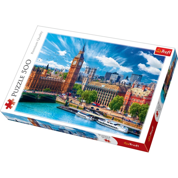 Trefl 500 db-os puzzle - Napos idő Londonban