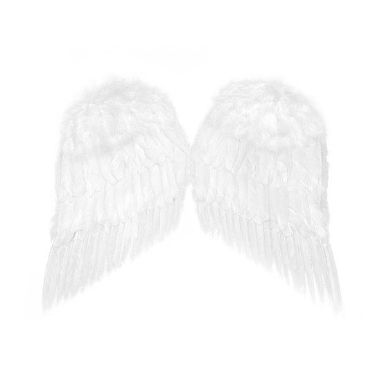 Pereche Aripi Inger Albe 55x45cm