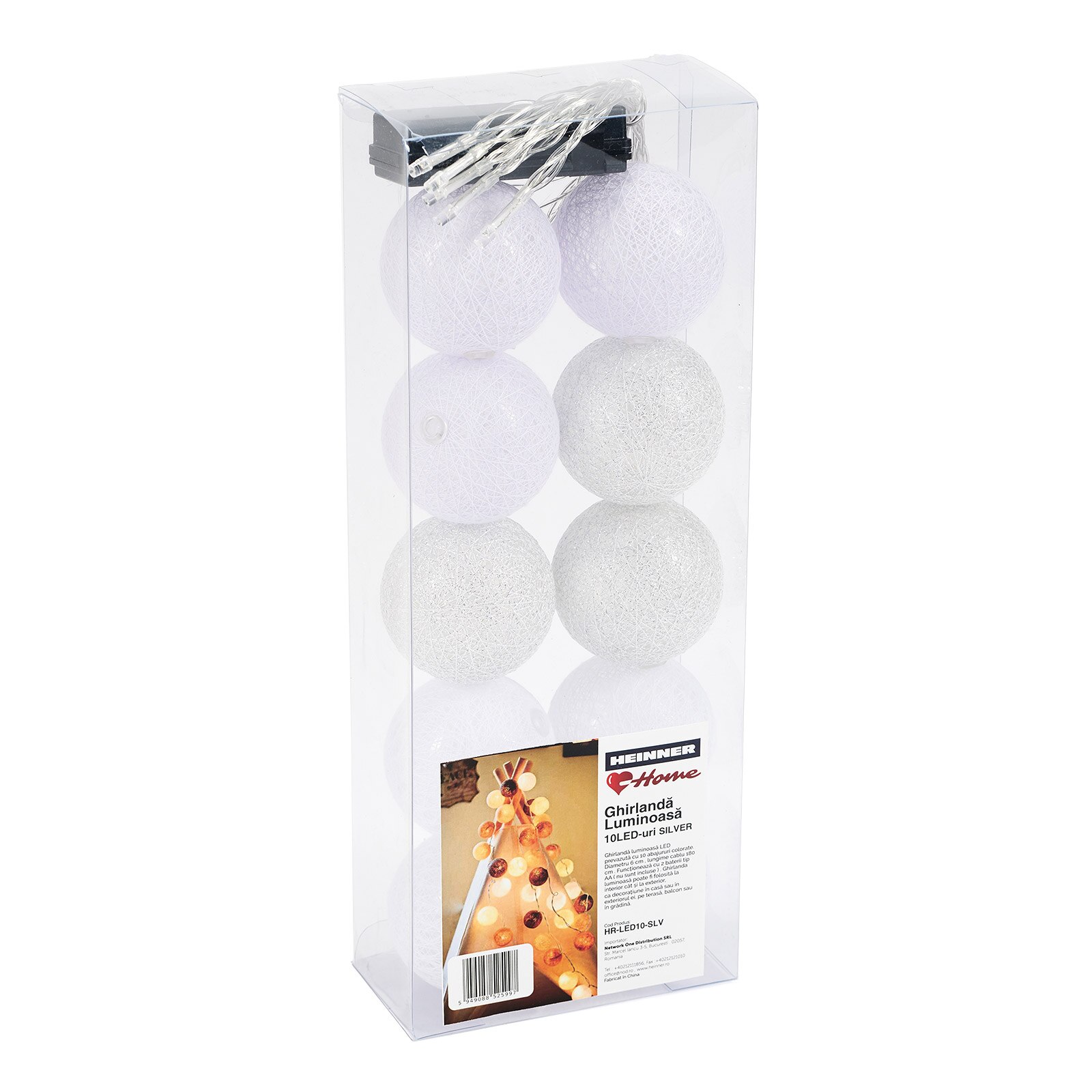 Ghirlanda Luminoasa Heinner 10LED-uri SILVER