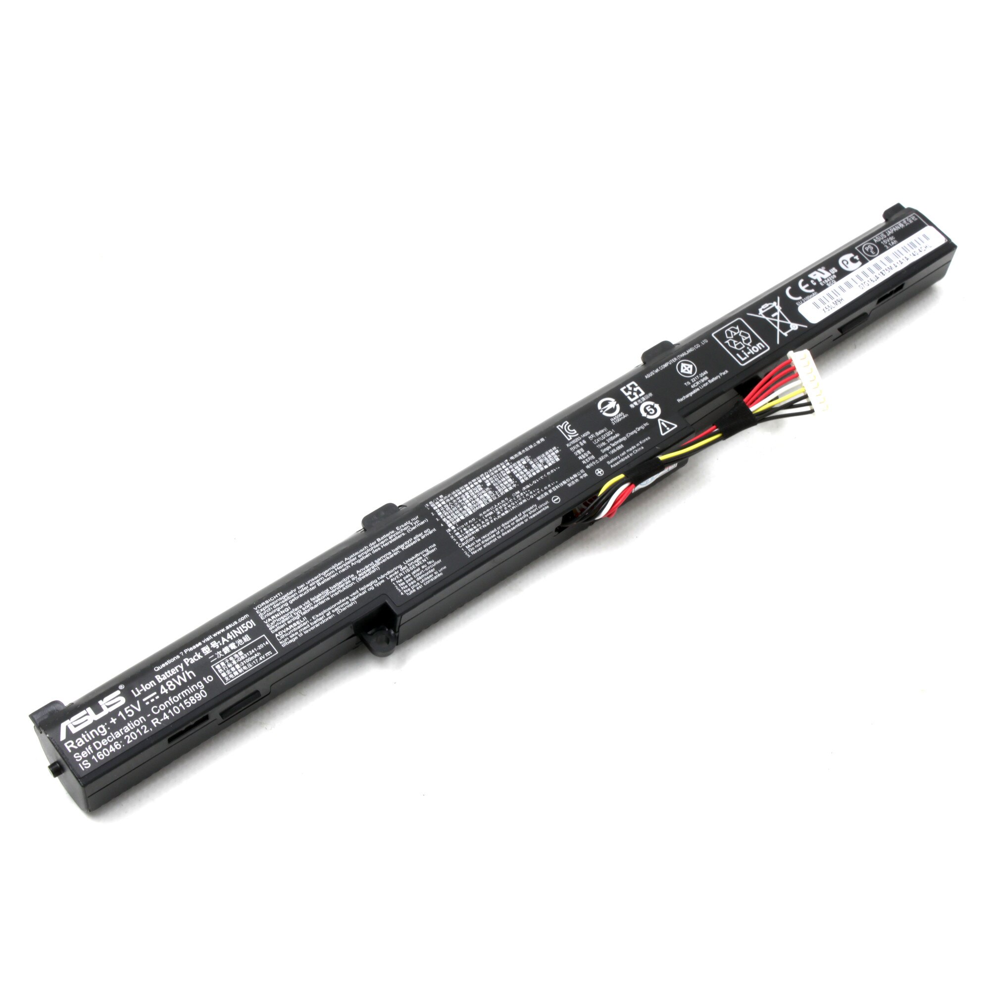 Batteria sostituisce Asus 0B110-00220200 0B110-00220300 A41-X550E 2200mAh 14,4V