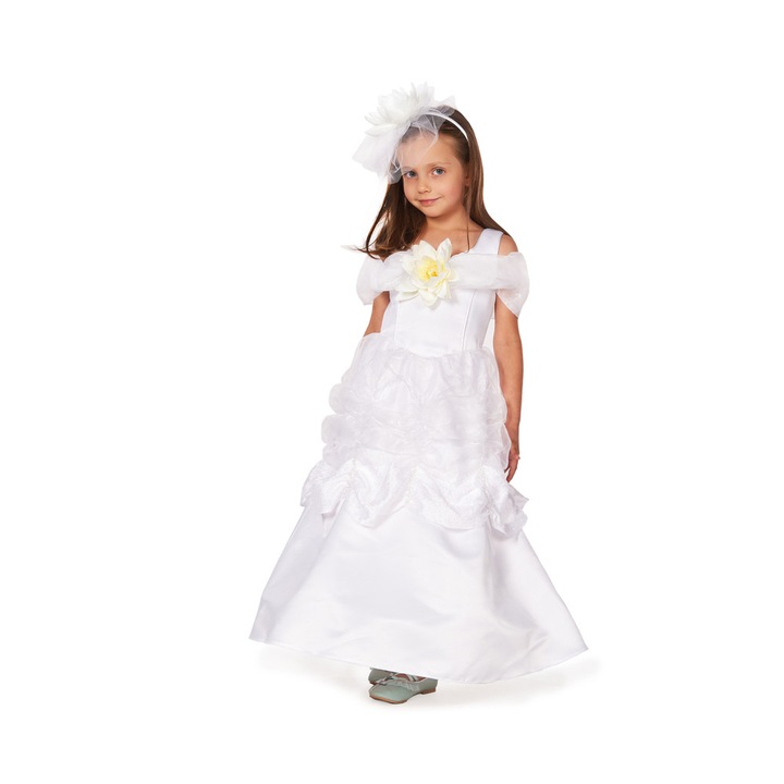 Детска рокля Princeska Лилия, Бял