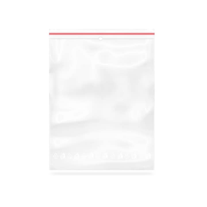 Set 1000 Buc Pungi cu Fermoar, 180x250 mm, Ziplock Transparente, cu Sistem de Resigilare, Grosime Folie 50 Microni - Pungi cu Inchidere