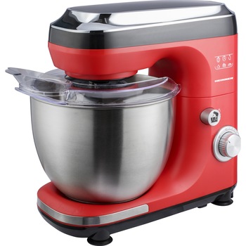 Mixer planetar Heinner HPM-600RD, 600 W, miscare eliptica, bol inox 5 L, tel, paleta si carlig din aluminiu turnat, Rosu/Negru Mixer planetar Heinner HPM-600RD, 600 W, miscare eliptica, bol inox 5 L, tel, paleta si carlig din aluminiu turnat, Rosu/Negru