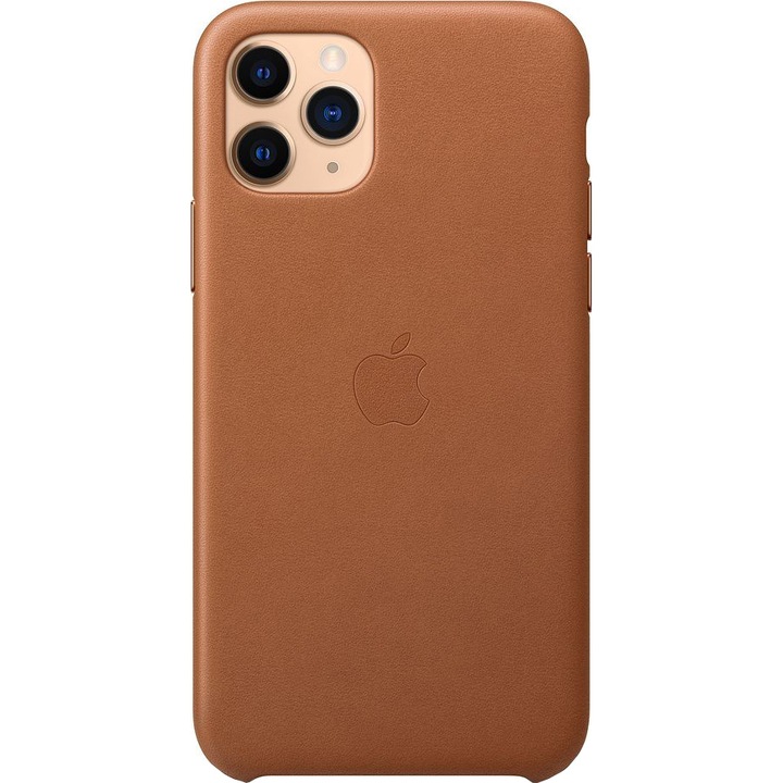Защитен калъф Apple за iPhone 11 Pro, Кожен, Saddle Brown