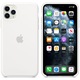 Защитен калъф Apple за iPhone 11 Pro Max, Силиконов, White