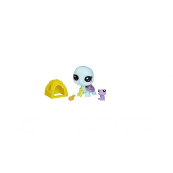Set figurine Littlest Pet Shop Figurine Broasca Testoasa Cu Broasca Puisor, La Veterinar Set figurine Littlest Pet Shop Figurine Broasca Testoasa Cu Broasca Puisor, La Veterinar