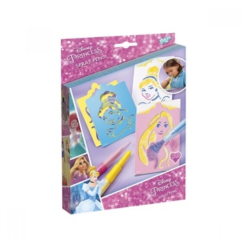 Seturi de artizanat Colorati-va - sabloane printesa - Totum Seturi de artizanat Colorati-va - sabloane printesa - Totum