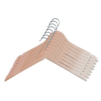 Umeras din lemn natur,set 8 buc GECKO Umeras din lemn natur,set 8 buc GECKO
