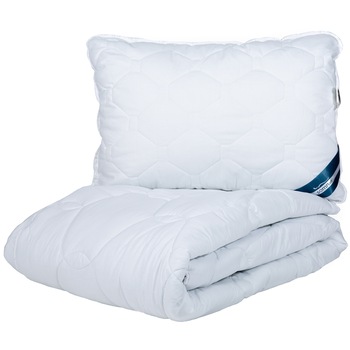 Set Superior Plus Somnart pilota 220x200 cm + 1 perna 50x70 cm, bumbac Set Superior Plus Somnart pilota 220x200 cm + 1 perna 50x70 cm, bumbac