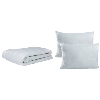 Set Confort Somnart pilota 200x220 cm + 2 perne 50x70 cm, microfibra Set Confort Somnart pilota 200x220 cm + 2 perne 50x70 cm, microfibra