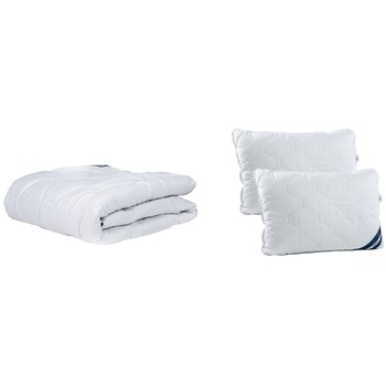 Set Superior Plus Somnart pilota 200x220 cm + 2 perne 50x70 cm, bumbac Set Superior Plus Somnart pilota 200x220 cm + 2 perne 50x70 cm, bumbac