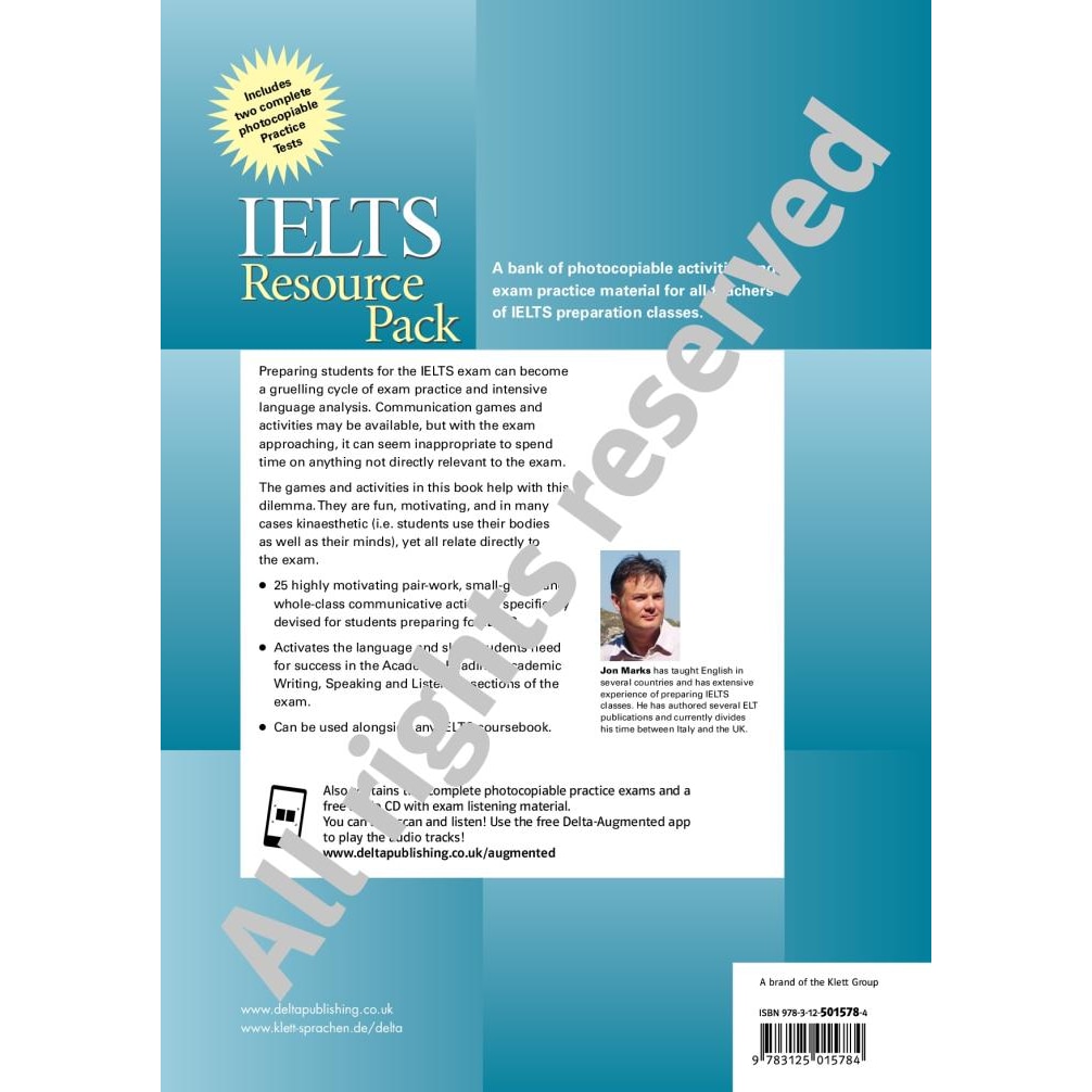 IELTS Resource Pack, Book With Audio CD, Jon Marks - EMAG.ro