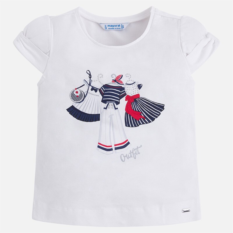 Tricou Mayoral cu imprimeu fete 5 ani