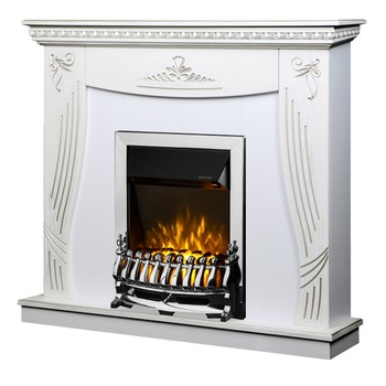 Semineu electric Napoli alb & Galileo silver, Dimensiuni (I*L*A) :1016*1100*300 mm Semineu electric Napoli alb & Galileo silver, Dimensiuni (I*L*A) :1016*1100*300 mm