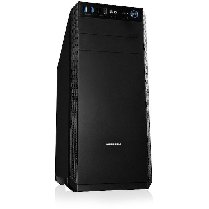 Carcasa Micro ATX ARMAGGEDDON cu 3 ventilatoare ARGB, tip C, neagra, DF-DUPLEX2-C-ARGB-B