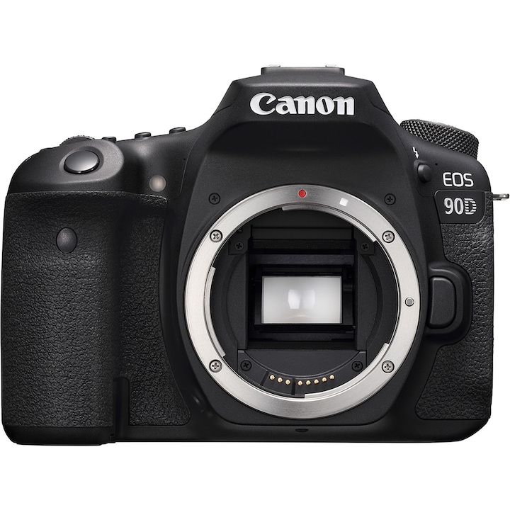 Canon EOS 90D DSLR kamera, 32.5 MP, Body, 4K, Fekete